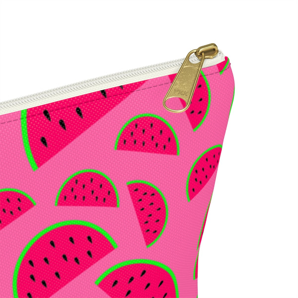 Fuchsia Watermelon Accessory Pouch Bag