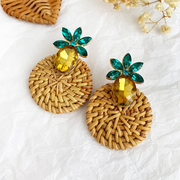 Pineapple Drop Earrings