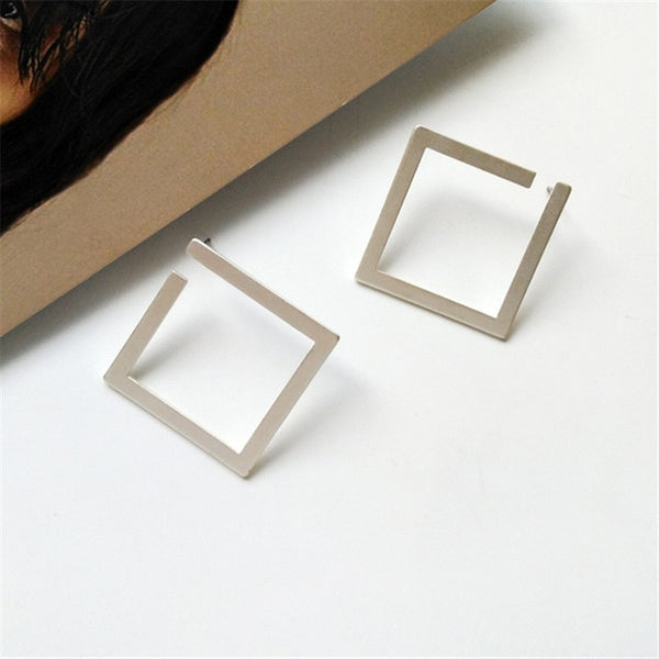 Geometric Matte Earrings
