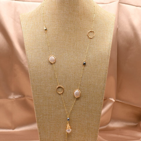 Baroque Pearl Long Pendant Luxury